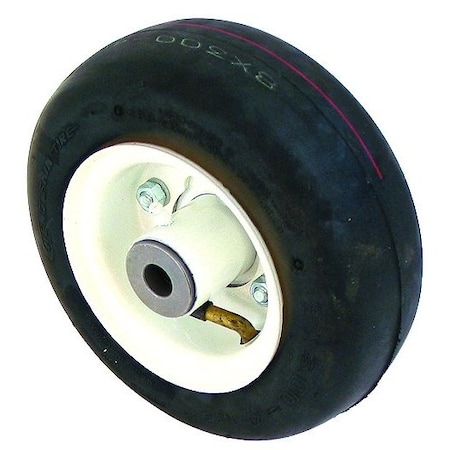 A & I Products 8x3x4 Lawn Mower Wheel, 4 Ply, Smooth A-B1CO7982
